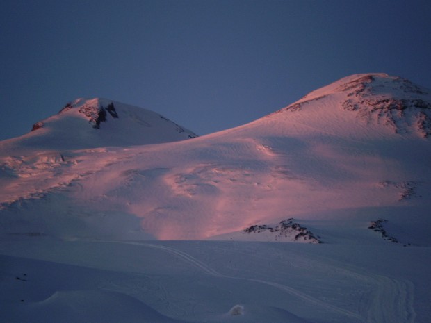 Mt. Elbrus at sun set