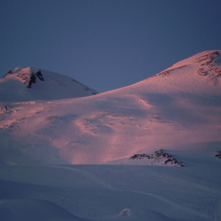 Mt. Elbrus at sun set