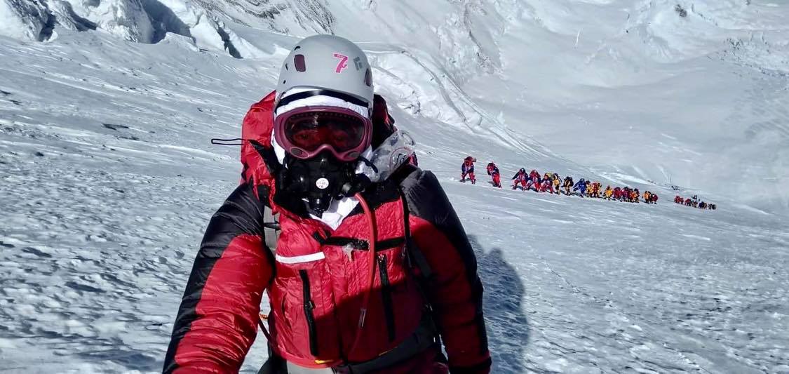 Climbing the Lhotse face