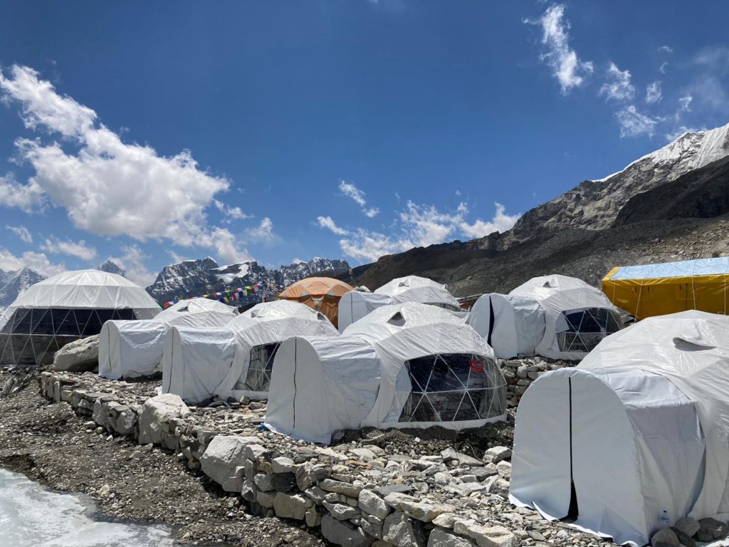 CTSS Basecamp Executive Domes - Photo Mike Hamill