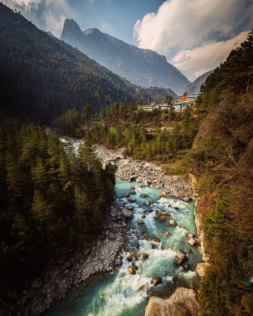 Looking down river - Photo Bryan Hill