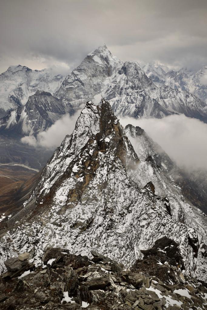 Looking out from Pokalde - Photo Bryan Hill