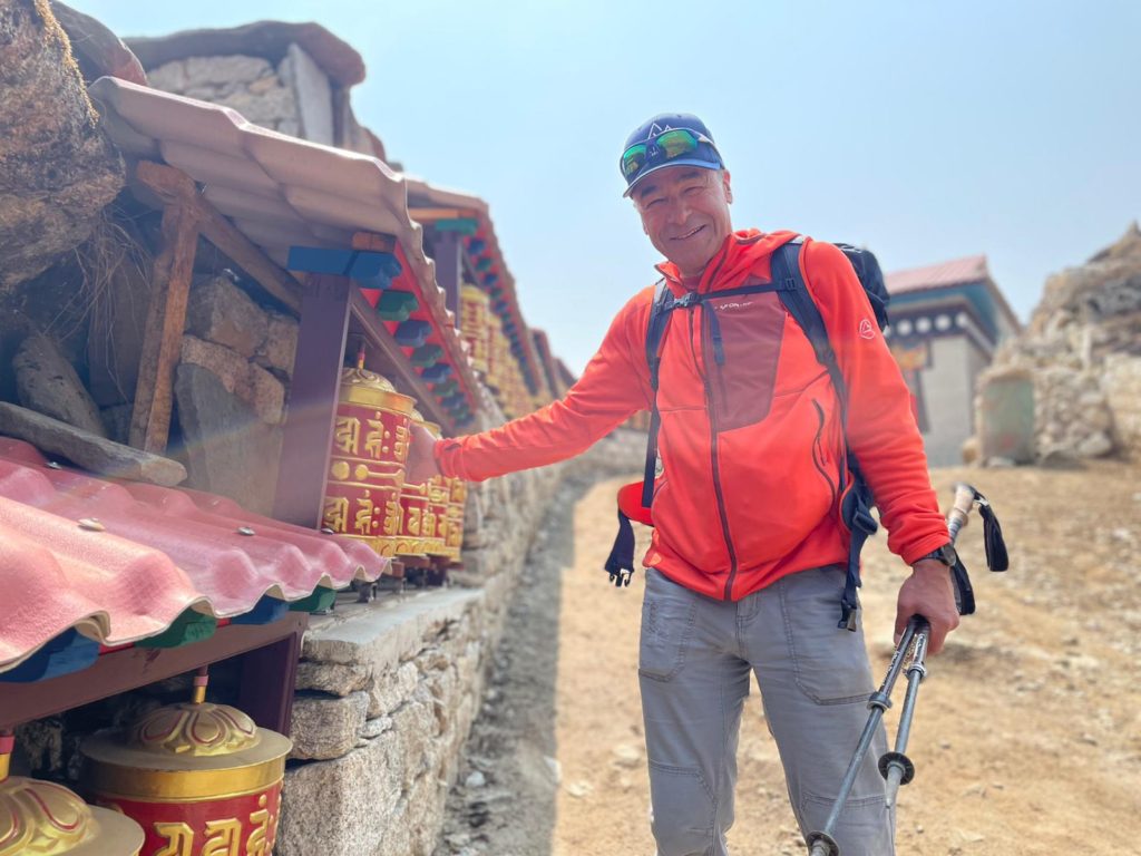 Prayer wheels along the trail - Photo Ryan Argenta