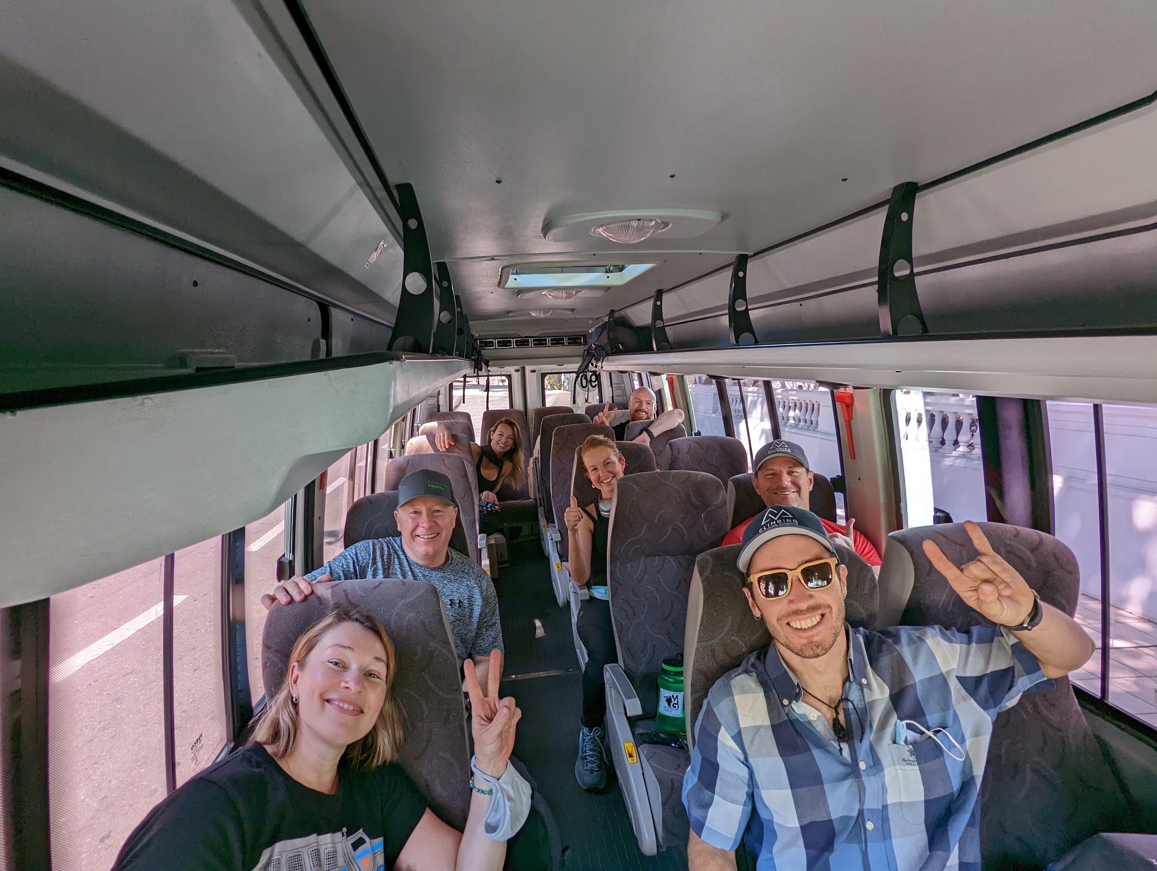 All Smiles on the way out of Mendoza