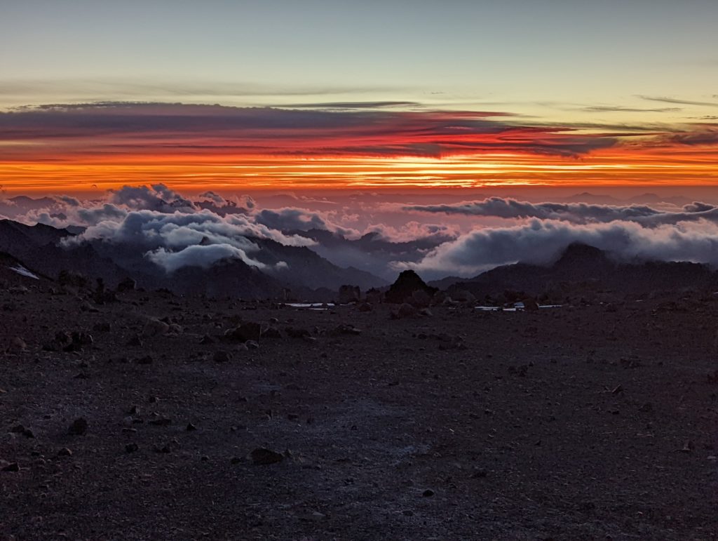 Sunset from Camp 2