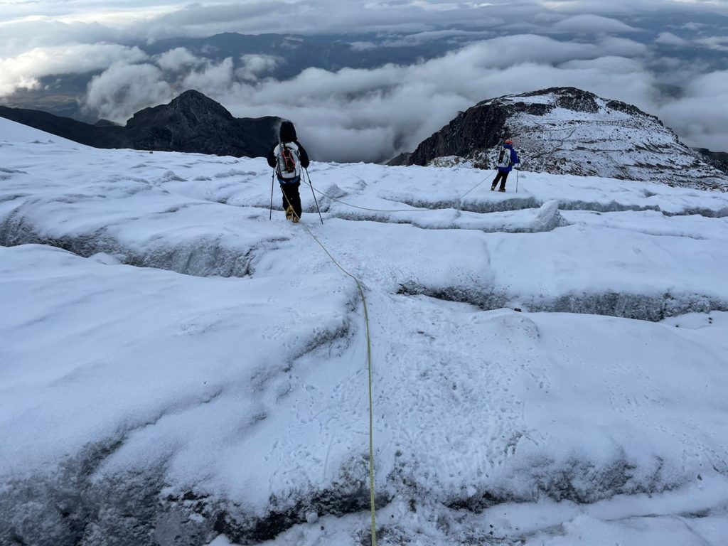 Exiting the Glacier - Edgar Parra