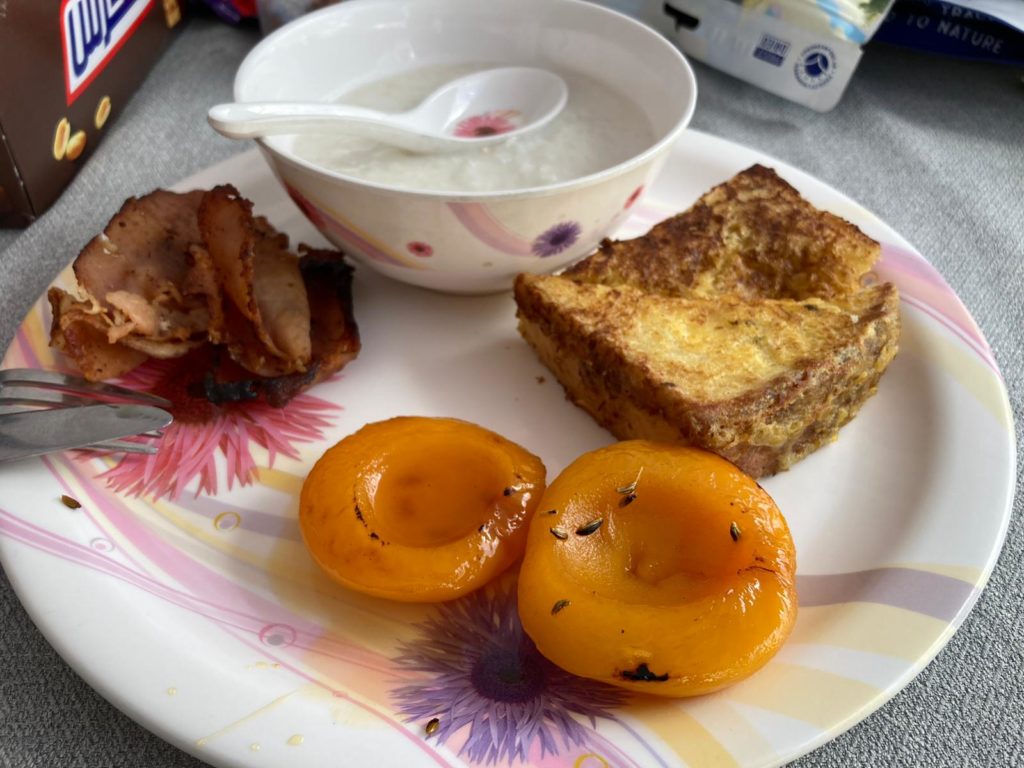 French Toast and Peaches courtesy of CTSS Chef Jensen - Photo Mike Hamill