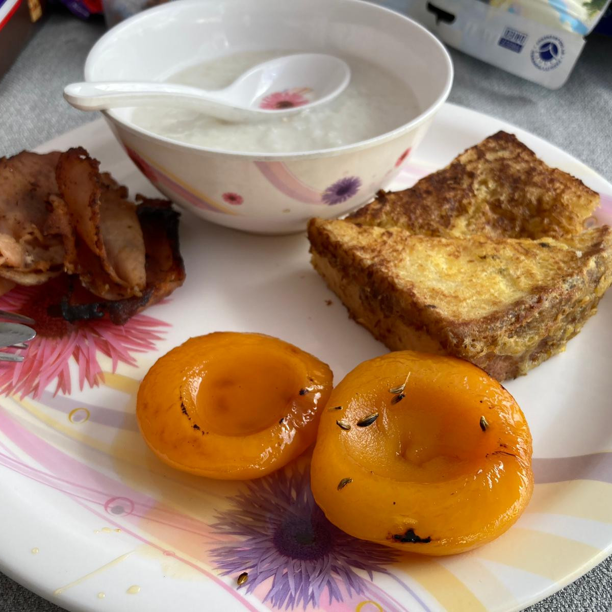 French Toast and Peaches courtesy of CTSS Chef Jensen - Photo Mike Hamill