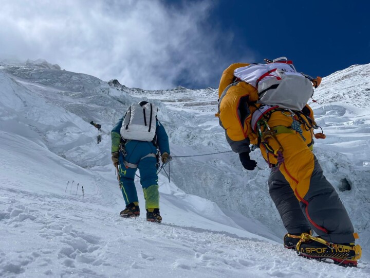 Bottom of the Lhotse Face, heading to C3